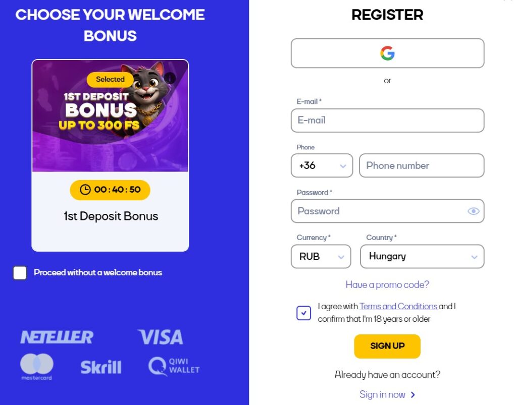 Htgister and Bonuses